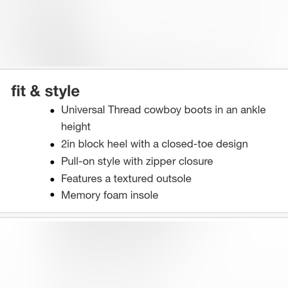 Universal Thread Women's Shana Cowboy Boots - Picture 4 of 9